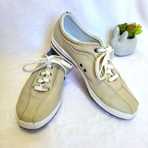 Keds Spirit Ubal Stone Beige Leather Sneaker